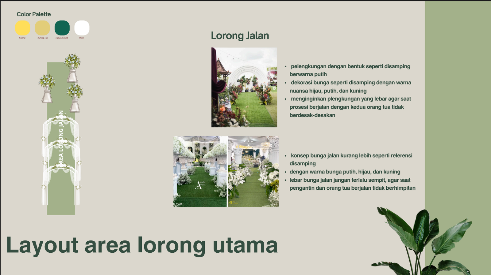 Area lorong utama